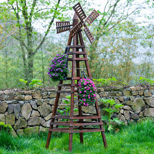 阳台装 户外庭院D爬藤架室外花园绿萝实木花架子 饰花架摆件落地式