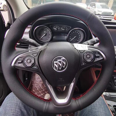 14-21款别克昂科威方向盘套真y皮17款君威15-19款威朗把套专用手