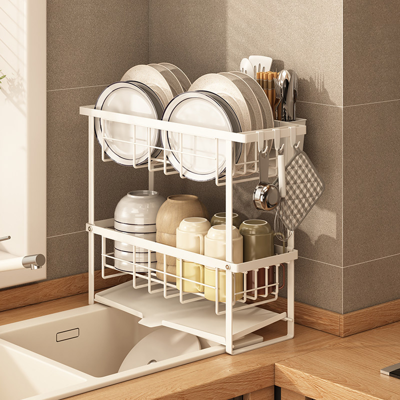 沥水碗盘架窄厨房窗台沥水架小碗筷洗碗槽水N池置物架放水槽晾碗