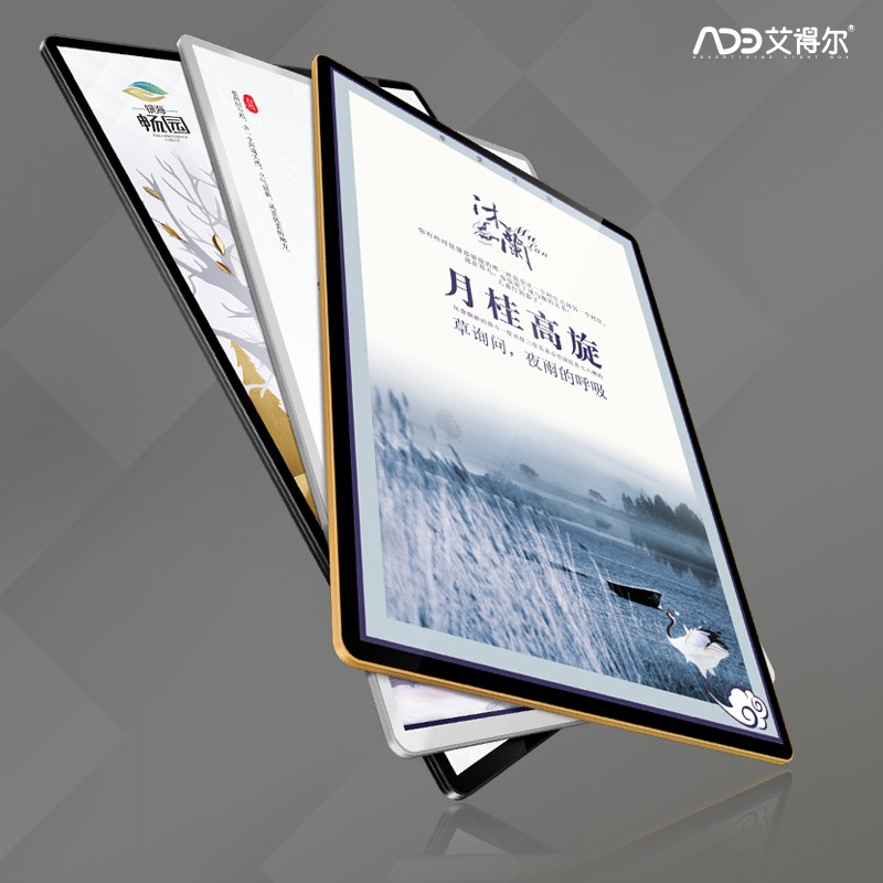 新款磁吸圆角f边框铝合金广告框架挂墙式宣传栏分众传媒电梯海报