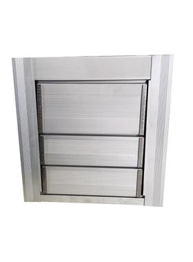 厂家供应铝合金电动调节百叶窗铝合金防雨防沙通风百叶窗