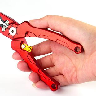 6.9英寸锁扣铝合金路亚钳控鱼器控鱼钳上环钳钨钢刀片钓渔剪渔具