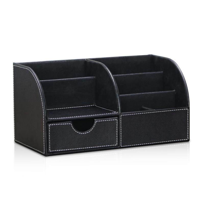 皮革桌面多功能收纳盒笔筒杂物整理收纳座文具储物盒商务礼品书桌,文具电教/文化用品/商务用品,笔筒,淘宝优惠券,粉丝福利购,淘宝优惠卷