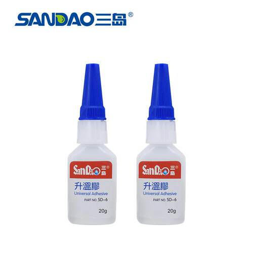 SD-6温升胶测高温胶透明瞬间热电偶胶工业马达606胶水固化
