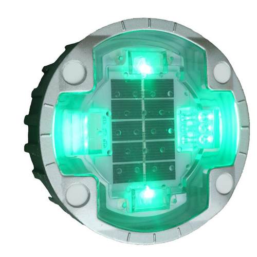 太阳能道钉铸铝道钉地埋灯抗压ED多颜色人行道路边灯全铝户外