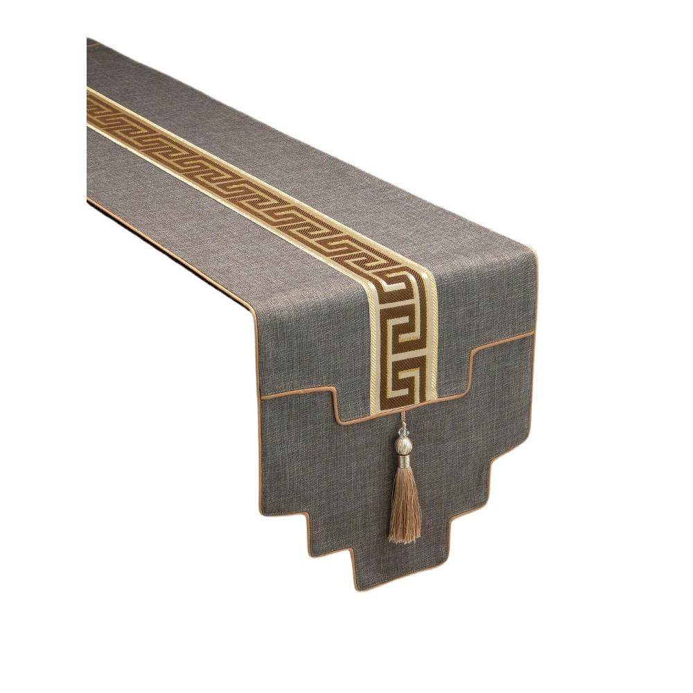 新中式桌旗禅意防水茶席茶台布艺轻奢高端茶几长条桌布茶垫布,居家布艺,桌旗,淘宝优惠券,粉丝福利购,淘宝优惠卷