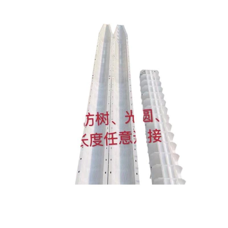 水泥仿木桩塑料模具仿树皮纹立柱围栏模具混凝土仿木护栏模具厂