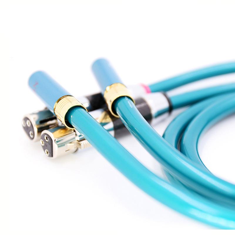 Ortofon8N纯铜莲花转卡侬头音频线信号线RCA转XLR平衡线