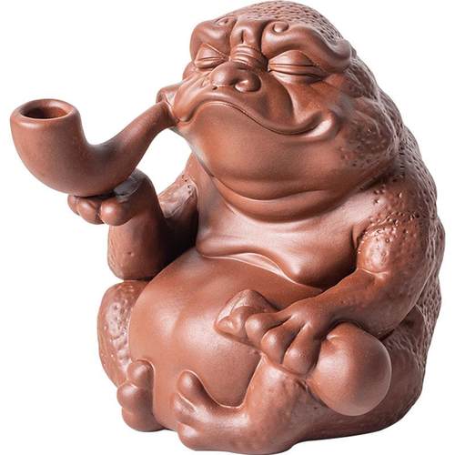 创意紫砂招财金蟾茶宠摆件精品可养蟾蜍客厅茶桌功夫茶具茶玩配件