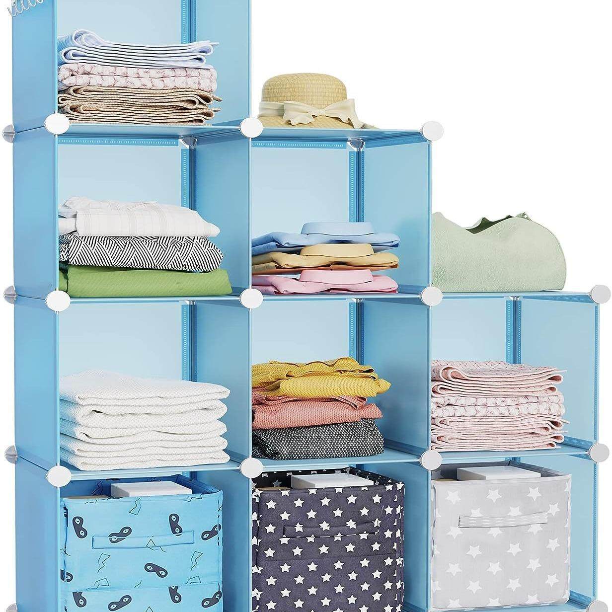 立方体收纳架DIY书架塑料置物架pp柜衣服收纳塑料储物柜,住宅家具,书架,淘宝优惠券,粉丝福利购,淘宝优惠卷