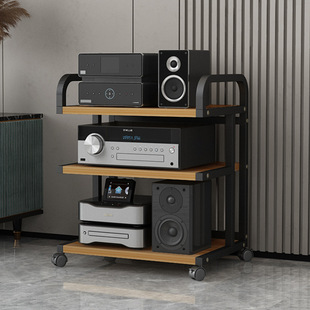 6种层高新款胆机支架移动多层功放机架HIFI设备发烧脚架CD机架柜