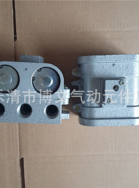 K25JK-10二位五通气控截止阀 气动阀3分螺纹PT3/8