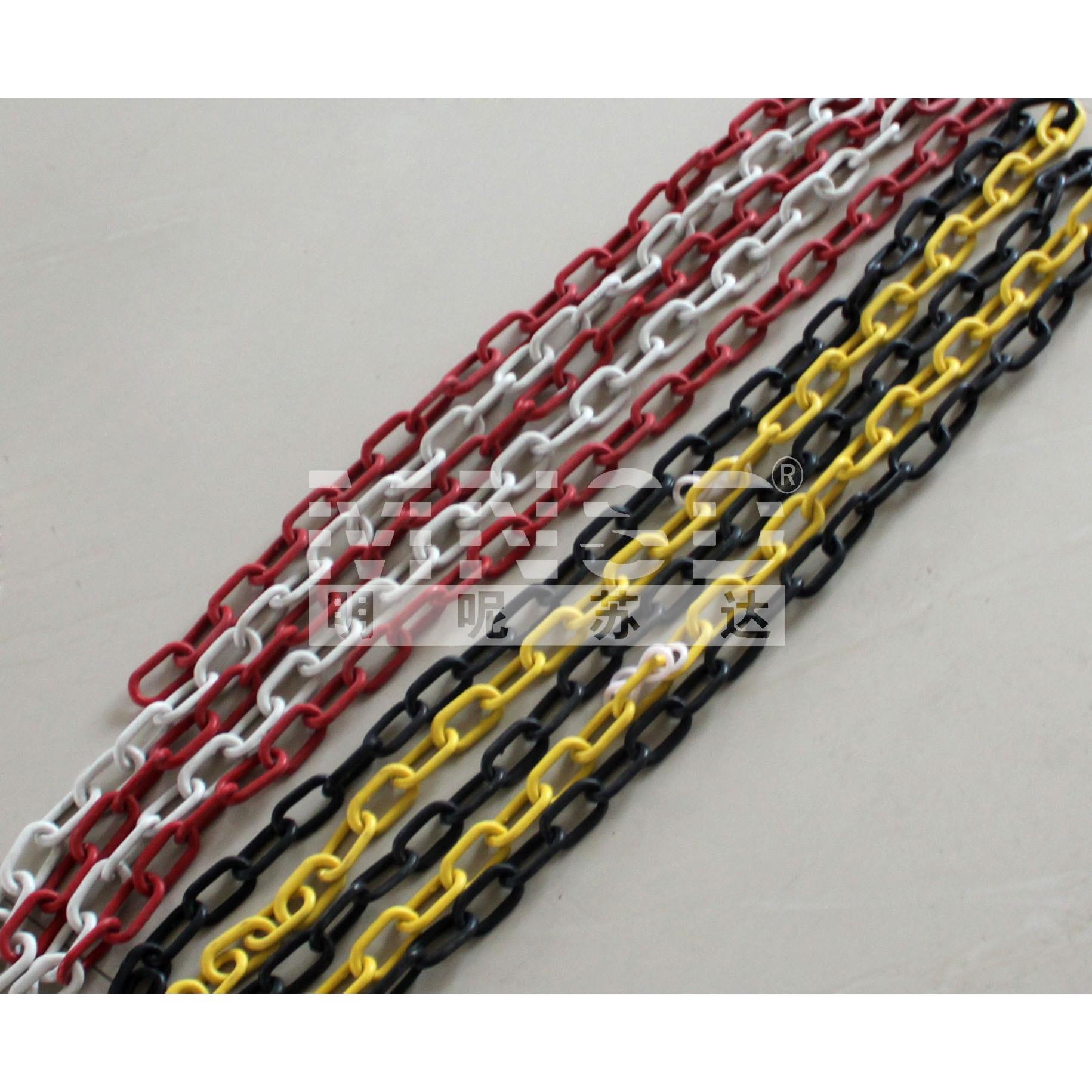 MNSD 1米警示链条 防护塑料链条 路锥连接链 隔离链条 道路设施