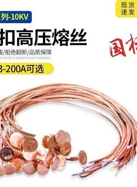 带扣高压熔丝RW12-10KV户外跌落式熔断器令克保险丝10A16A25A200A