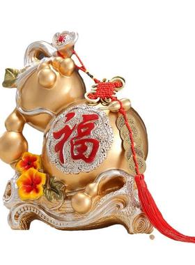 创意摆件家和兴旺如意葫芦酒柜摆件电视柜客厅客厅书房玄关装饰