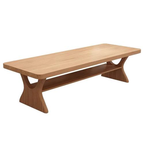 北欧去客厅化全实木桌子现代简约大长书桌多人学习桌办公桌工作台