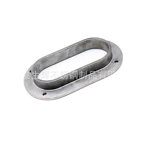 316不锈钢椭圆导缆孔95*38MM船锚起锚器船舶配件游艇船用五金