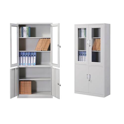 钢制文件柜办公室带锁资料柜收纳柜文件档案存放柜家用储存柜