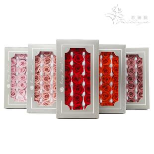 永生花玫瑰花头diy材料批發2-3cm21朵装花束礼物干花花不凋谢