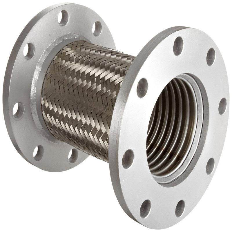 304不锈钢波纹金属软管316L2205大口径法兰式金属软管工业用软