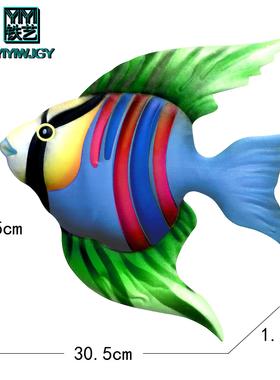 铁制户外园林花园挂件工艺品装饰家居装饰鱼壁挂厂家直销