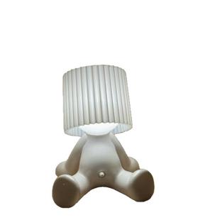 坐着害羞男孩插电款 饰可爱搞笑 台灯卧室氛围灯桌面摆件床头创意装