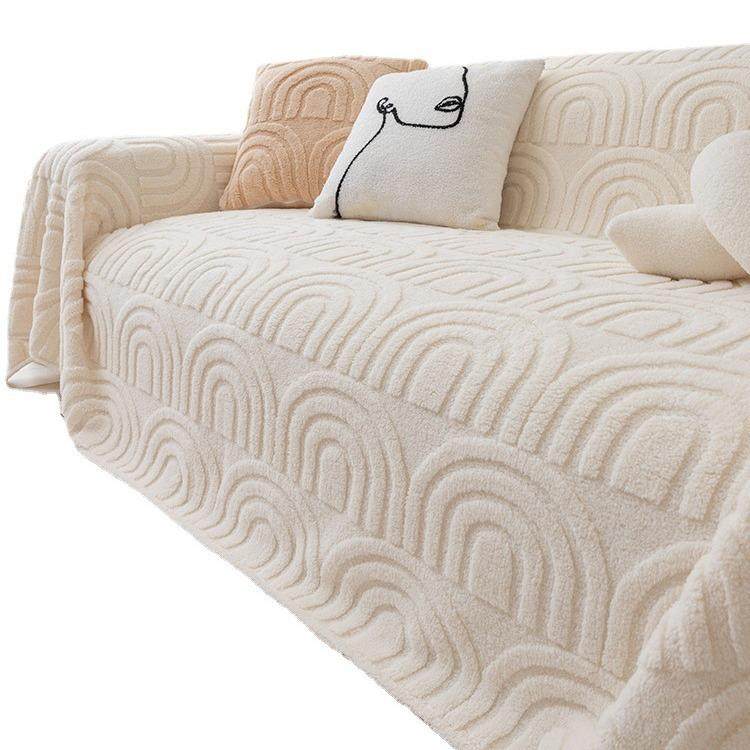 网红防猫抓毛绒沙发巾全包冬季加厚沙发套罩简约现代沙发盖布毯子,居家布艺,沙发套,淘宝优惠券,粉丝福利购,淘宝优惠卷