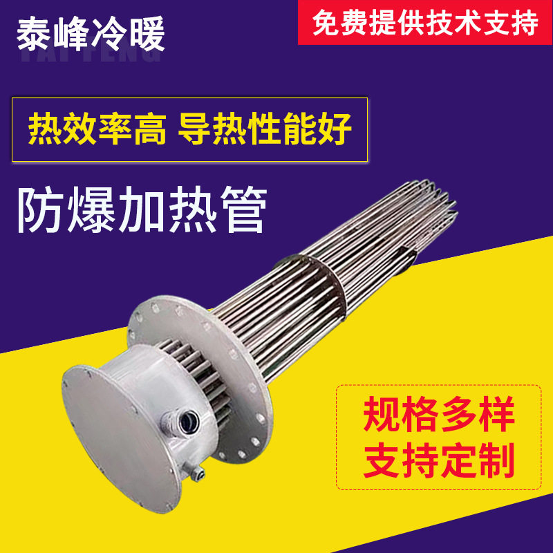 防爆加热管220V380V电热管304不锈钢防爆法兰电加热管