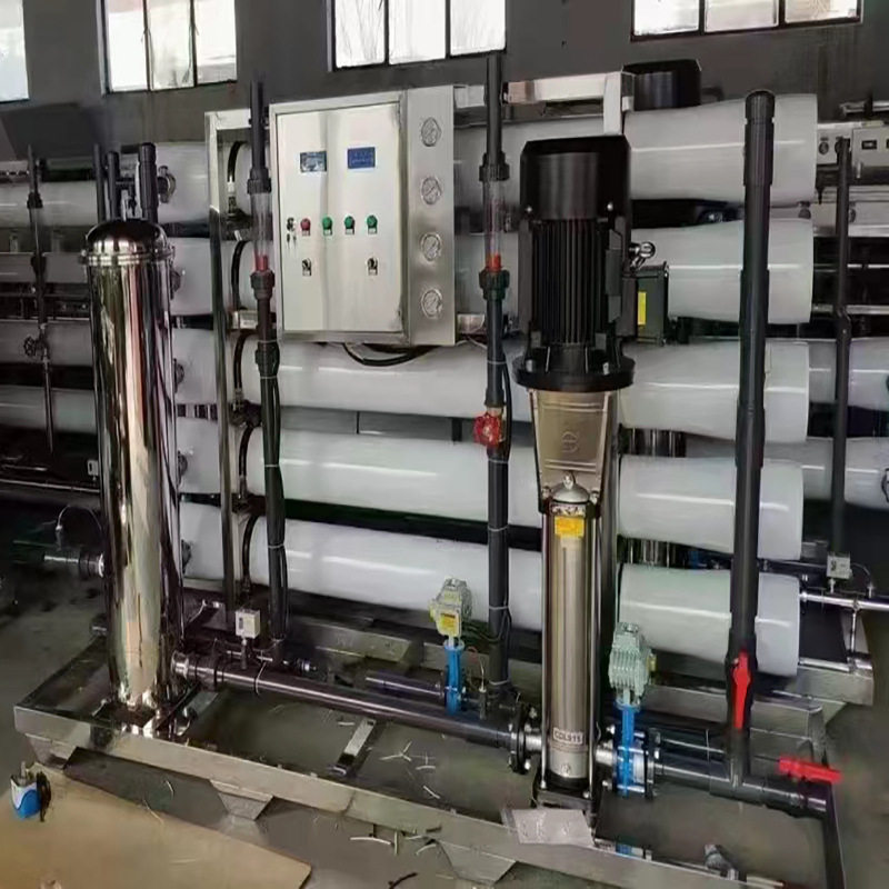 4-8吨软水加药系统净水设备 自动垡头工程款纯水反渗透水处理设备