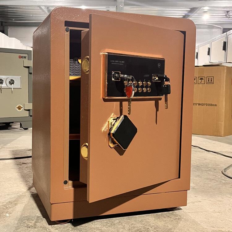 家用电子密码保险柜经济防火出口款放衣柜小型50CM老人用保管箱