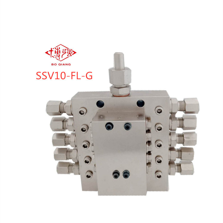 单线递进式分配器 SSV-10-FL-G-B带集油块分配器递进式干油润滑泵