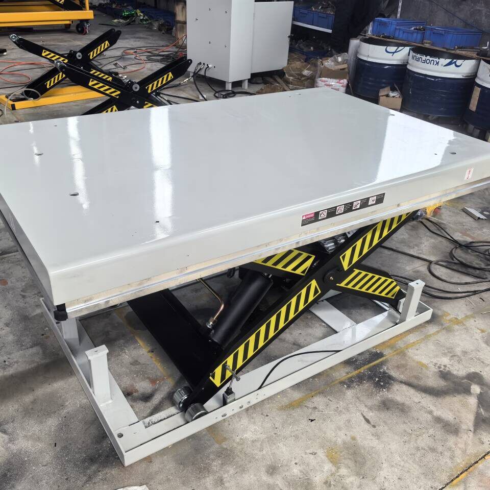 固定剪叉小型电动升降机液压升降设备车举升机卸货平台物流工作台