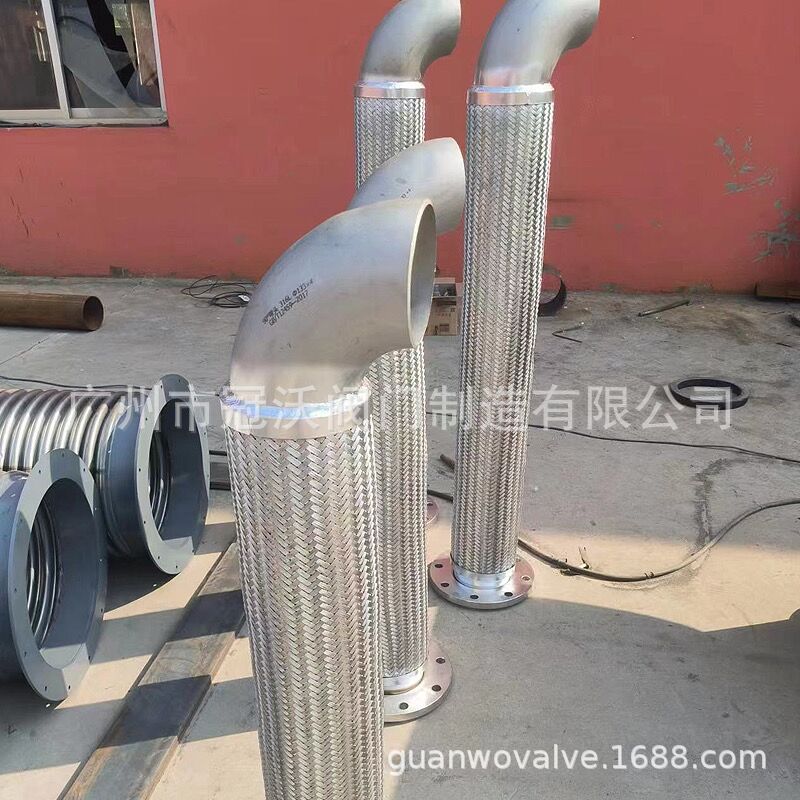 不锈钢伸缩管金属波纹软管 机器设备排气工业通风伸缩管金属软管