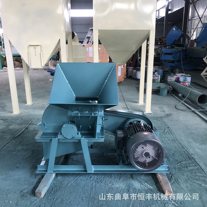 单口木头树枝粉碎机移动式柴油细粉机园林树干树棍粉碎机厂家