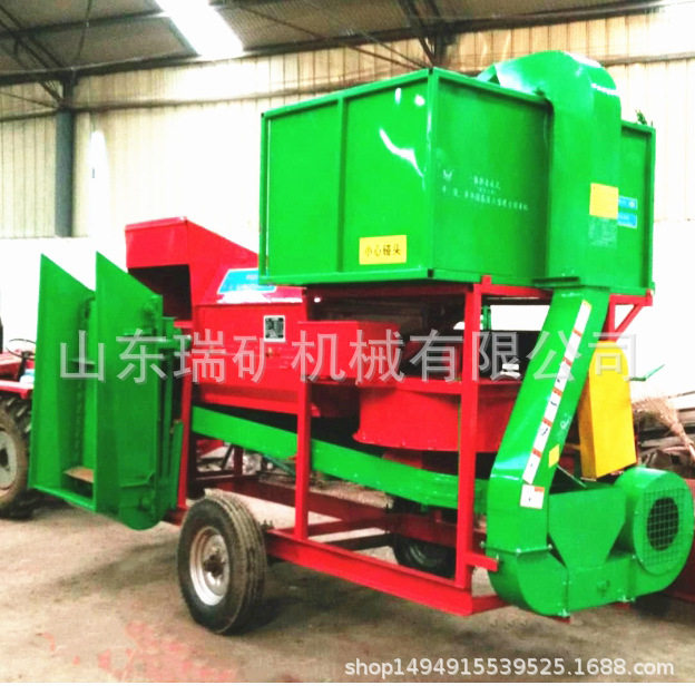摘花生器收获机8000型自走式脱花生摘果机干湿两用收获机