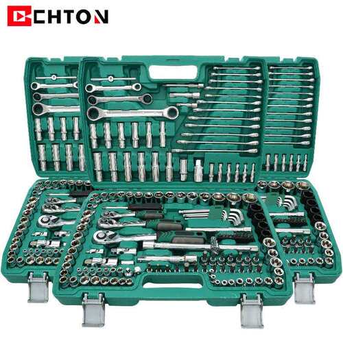 151件套铬钒钢汽修72齿快速棘轮扳手两用扳手接杆套筒工具套装