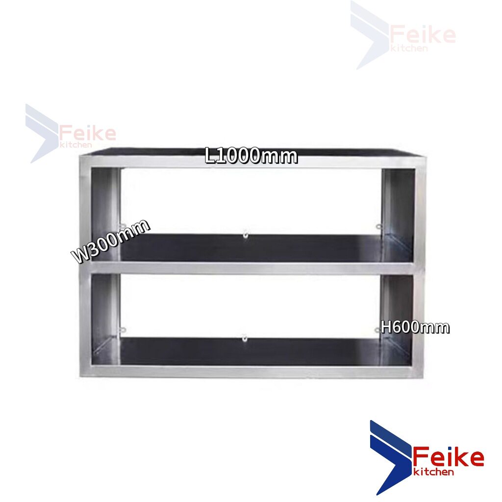 100*30Malaysia 墙柜不锈钢墙架置物架 SS rack