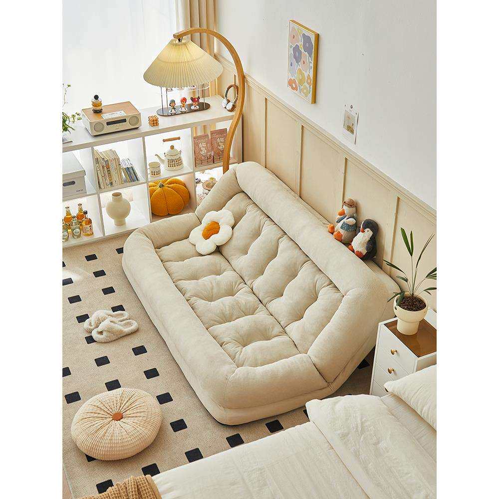 懒人沙发人类狗窝可躺可睡单人可折叠沙发床小户型卧室两用沙发床