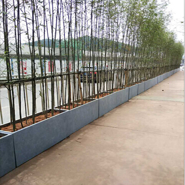 种植长方形水泥花箱 玻璃纤维组合花盆 公路隔断花槽外贸园艺产品