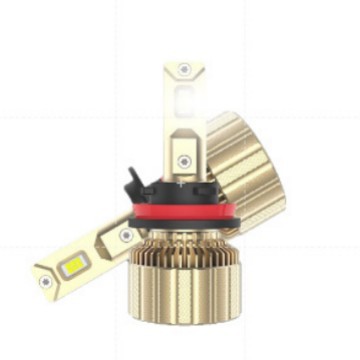 定制款X60车灯130W强光超静音风扇散热12000LM6500k白光 汽车大灯