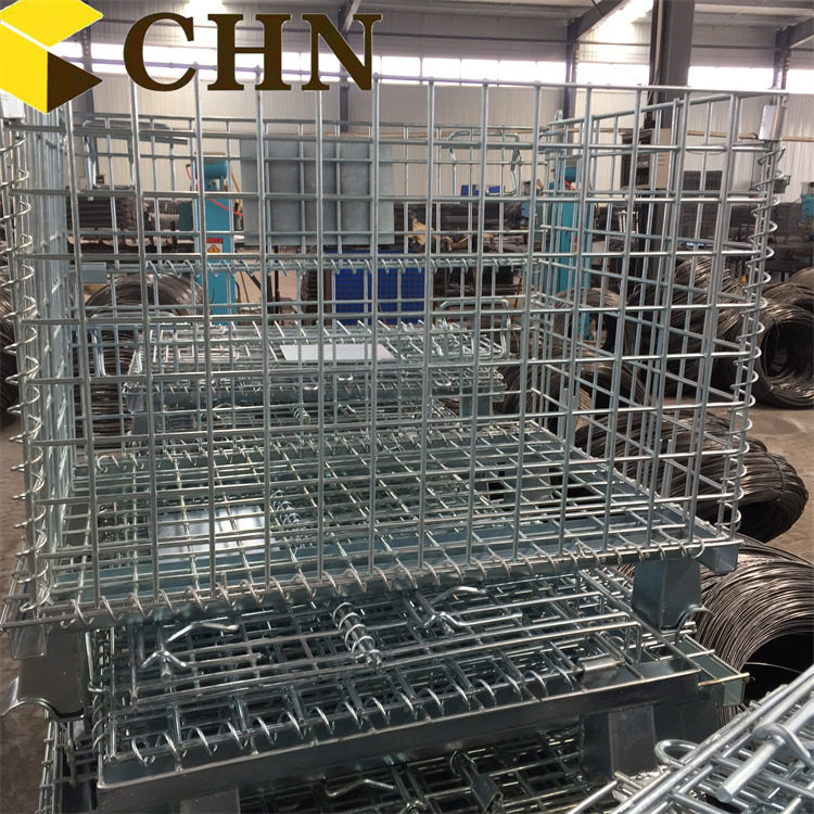 [量大优惠]物流运输用折叠仓储笼周转筐源头厂家