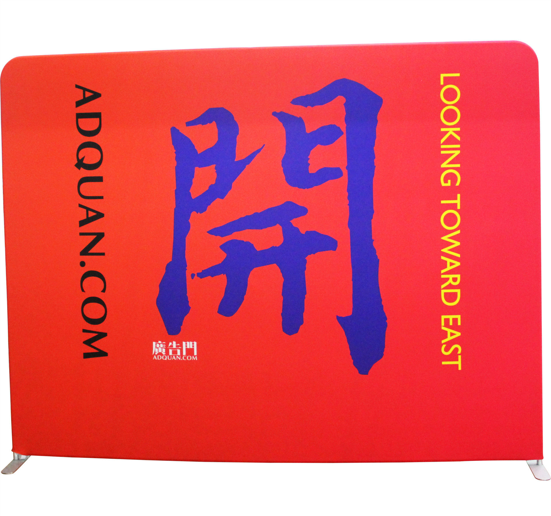 快幕秀厂家 直型快幕秀 可折叠铝合金展示架 快展 易搭建背景