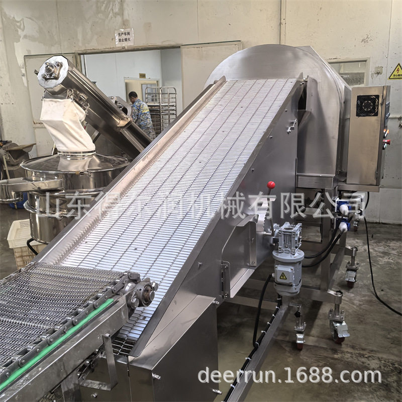 武汉藕条裹粉机 莲藕加工生产线全套设备 藕夹上浆机 一站式购齐