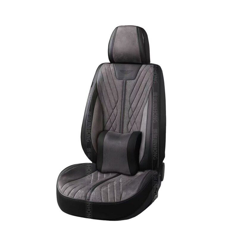 新款汽车坐垫拉姆斯乳胶四季通用分体全包围软沙发车座椅垫座套