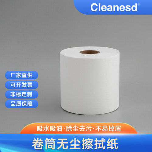 供应白色大卷无尘纸 工业擦拭纸吸水吸油静电除尘纸防尘擦镜纸