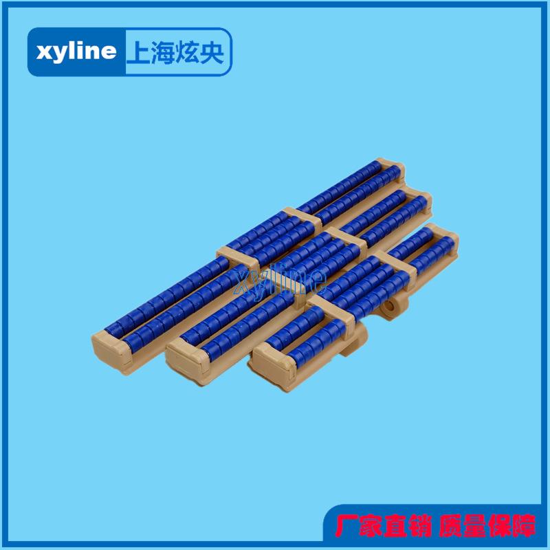 LPP821-K1200滚珠双铰链滚珠链板积放链塑料链板链板输送机