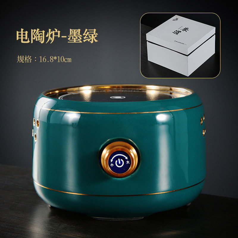 跨境小型陶瓷电陶炉烧水煮茶壶多功能小电热炉茶实用礼品定制logo