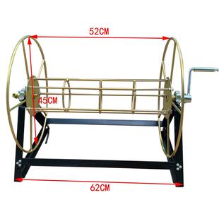 0大号无人机牵引绳放线架手摇带轴承无人机引线放线绳架收绳架