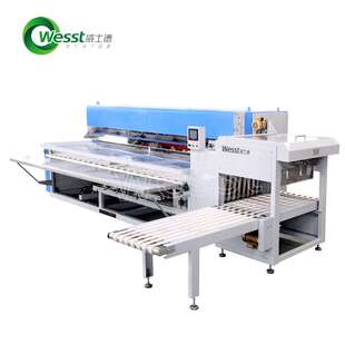 威士德单辊全自动烫平机蒸汽床单被套熨烫设备 单辊全自动烫平机