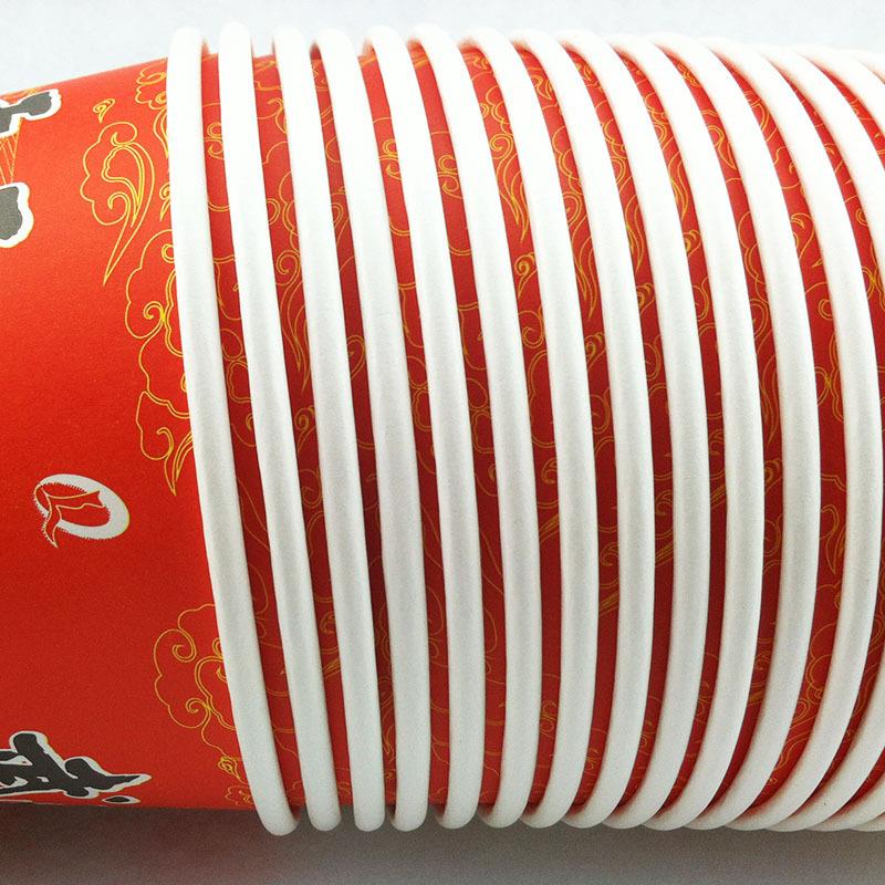 5ZW一次性纸碗早餐武汉热干面纸碗打包碗730ML餐盒2号碗